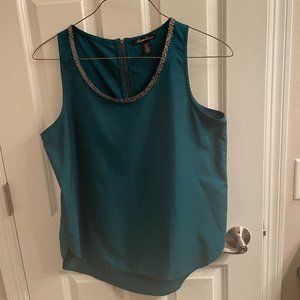 Kenneth Cole Beaded Teal Top